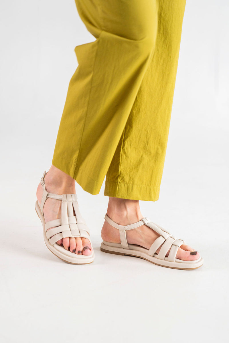 Wonders - Leather Crosshatch Sand Sandals