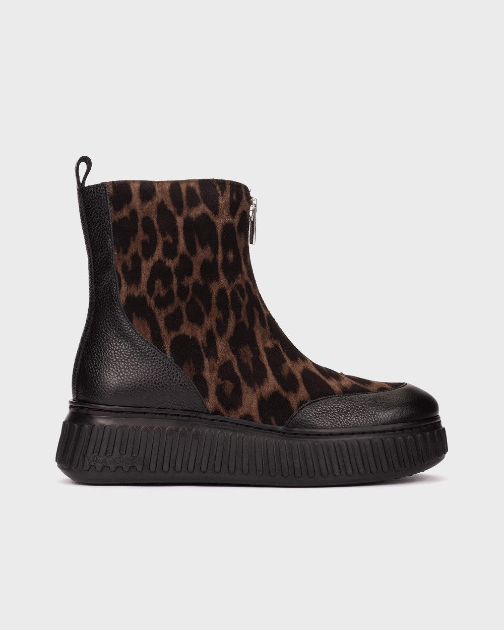 Wonders - Women's XFLY02 Animal Print Ankle Boot A-5202
