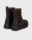 Wonders - Women's XFLY02 Animal Print Ankle Boot A-5202