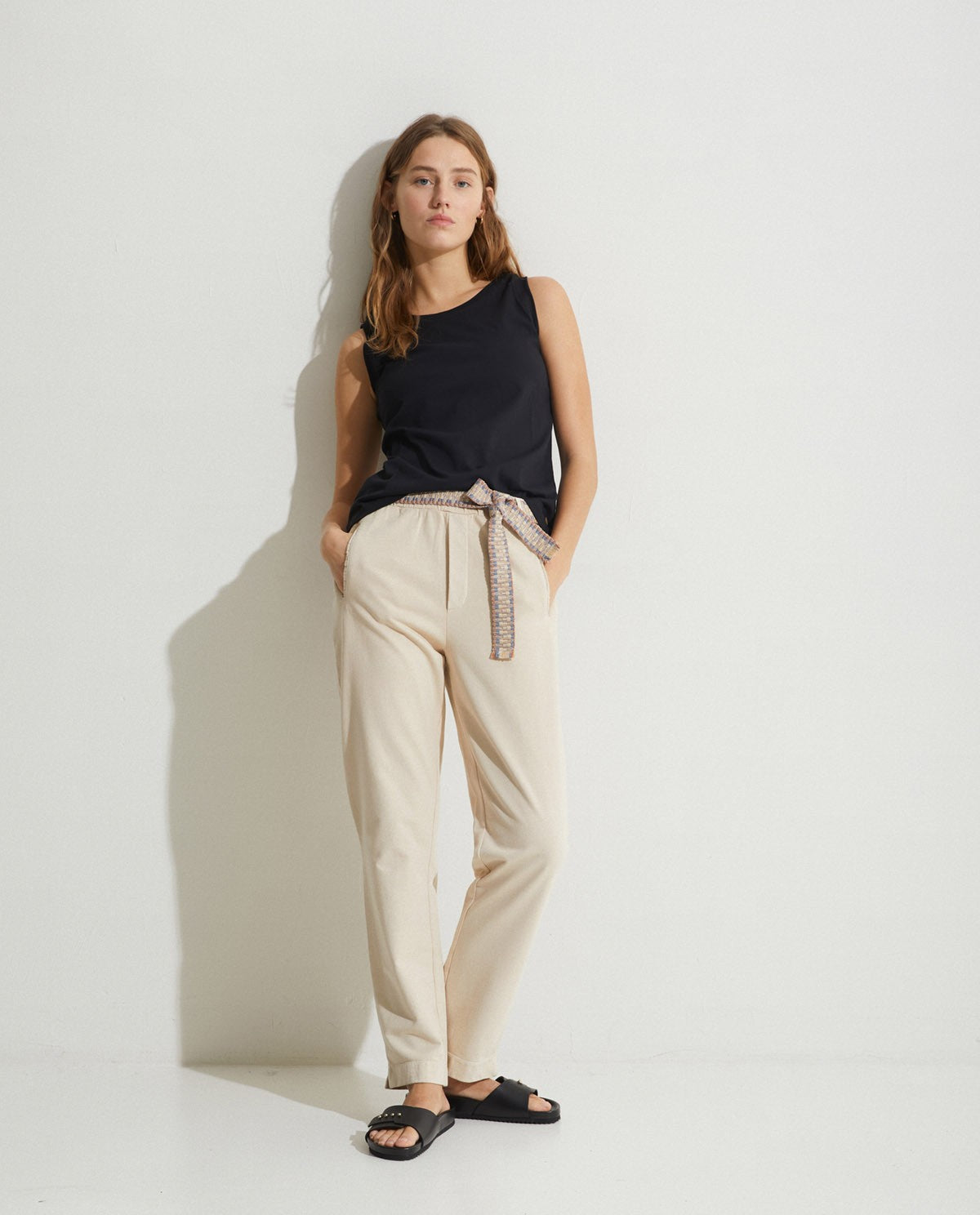 Yerse - Cotton Jersey Trousers