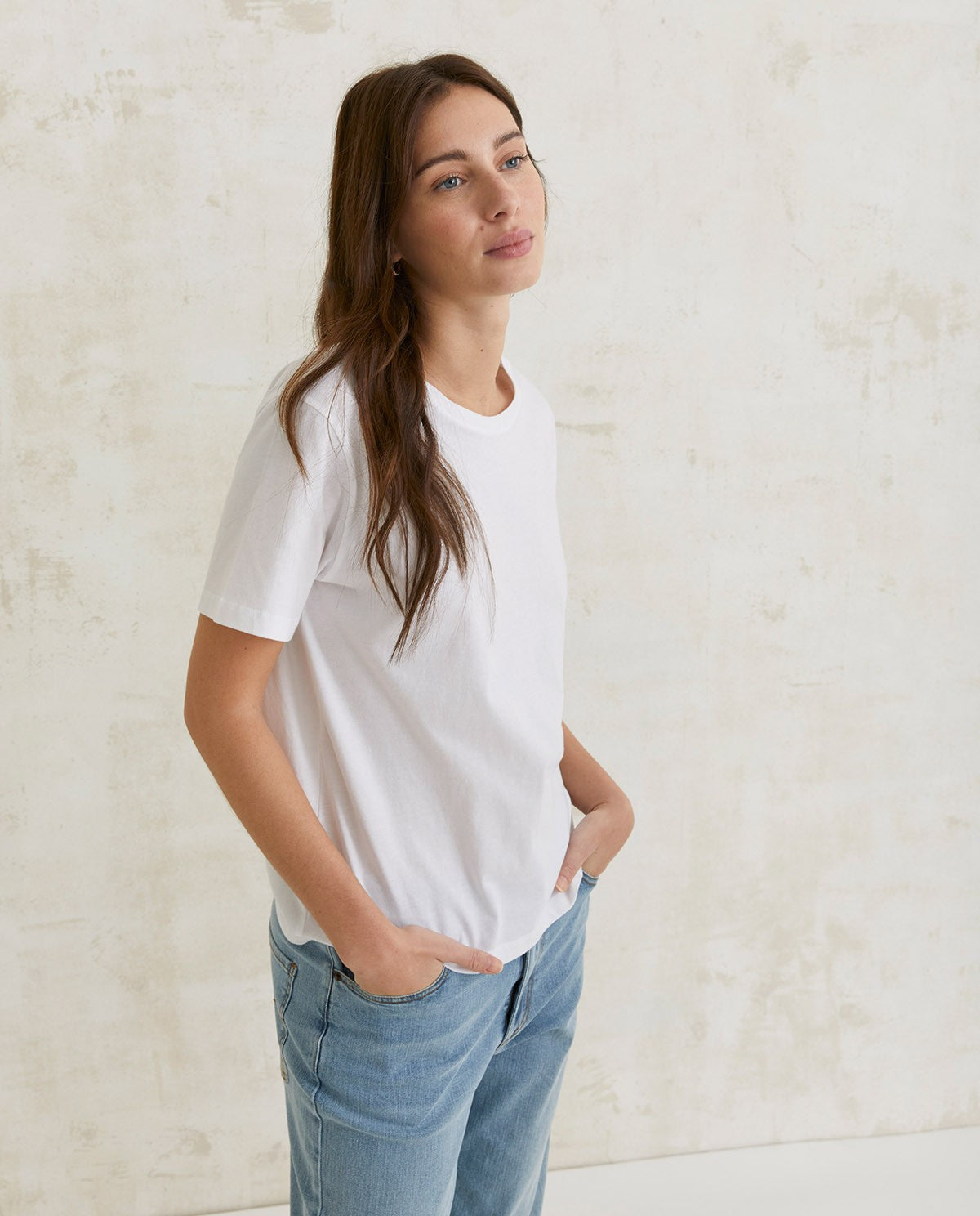 Yerse -  White Organic Cotton T-Shirt