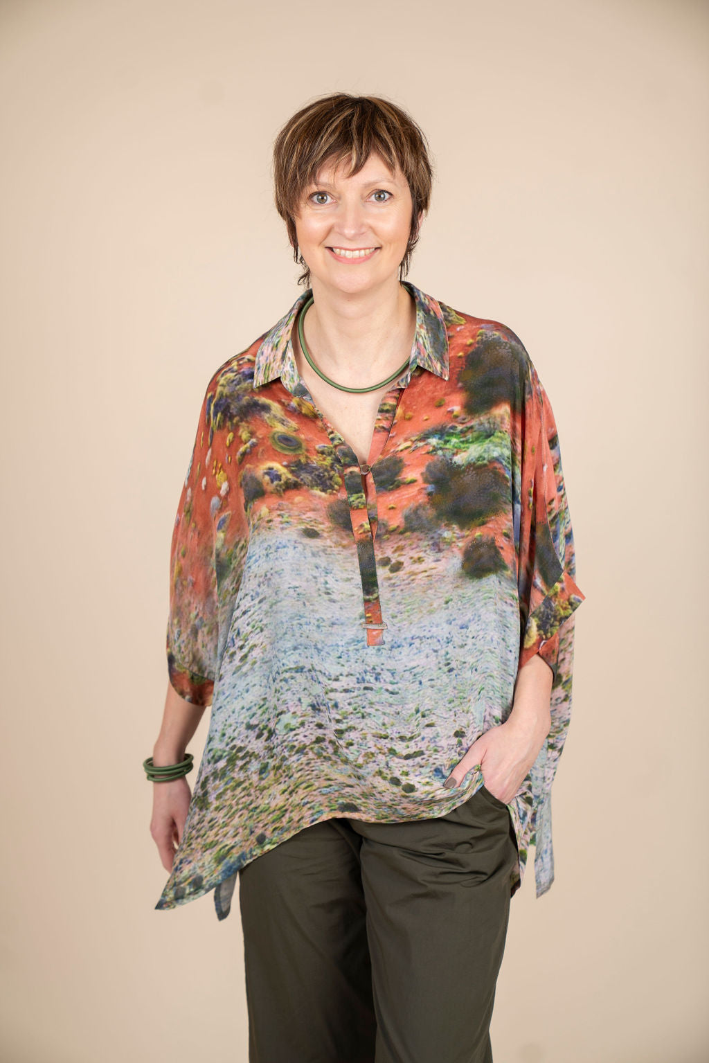 Yavi & Raga - Jingyi Cupro Blouse