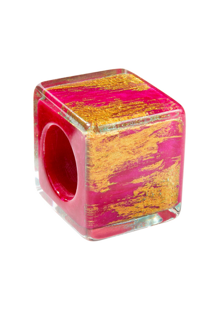 Zsiska-Bliss-Bead-Cube-Patina-Pink-Gold-MUSEE53B
