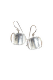 Bliss by Zsiska Short Hook Earrings - Glitz Series in Silver