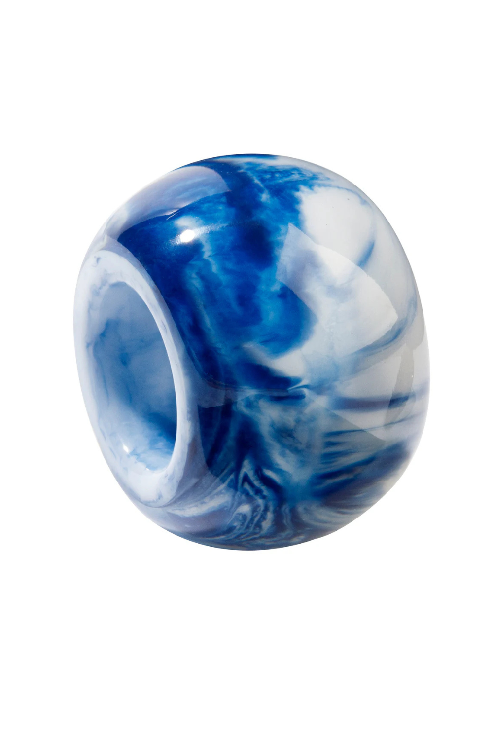 Bliss by Zsiska - MUSEE - Marble Effect - Blue & White Bead MUSEE40 ...