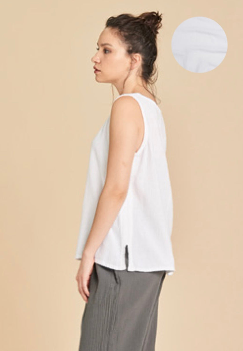 abaca-womens-100-cotton-henri-top-in-snow-t100
