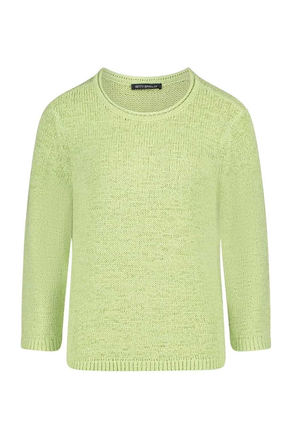 betty-barclay-womens-3-4-sleeve-round-neck-jumper-foam-green