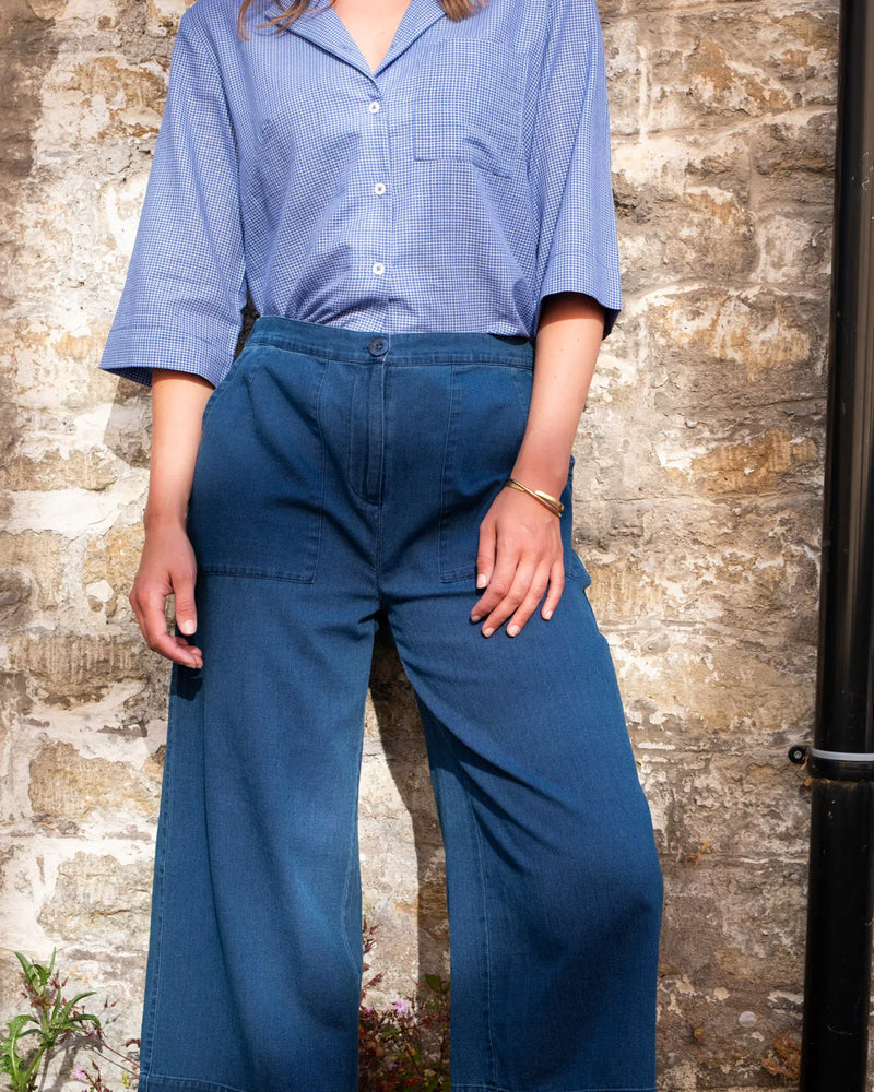 bibico-carrie-womens-s-culottes-in-textured-denim-ss25-kings-road-fashions