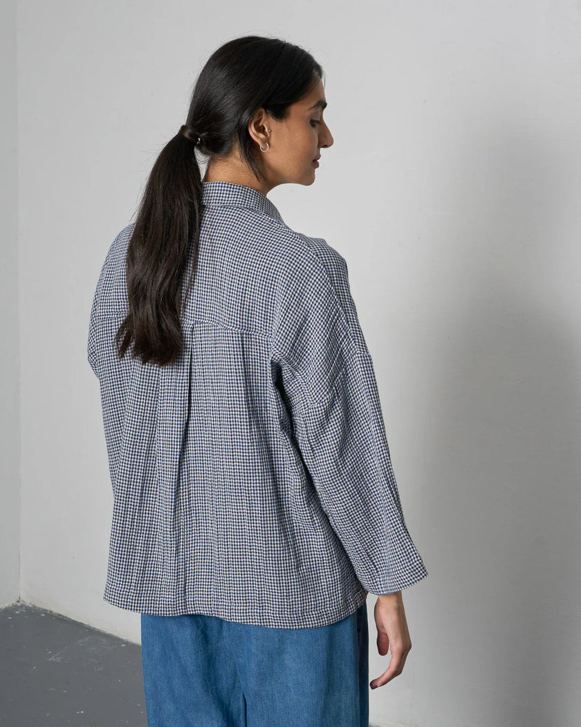 bibico-womens-anya-relaxed-blouse-navy-little-check