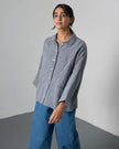 bibico-womens-anya-relaxed-blouse-navy-little-check