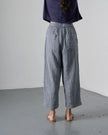 bibico-womens-clara-tapered-trousers-little-check-navy