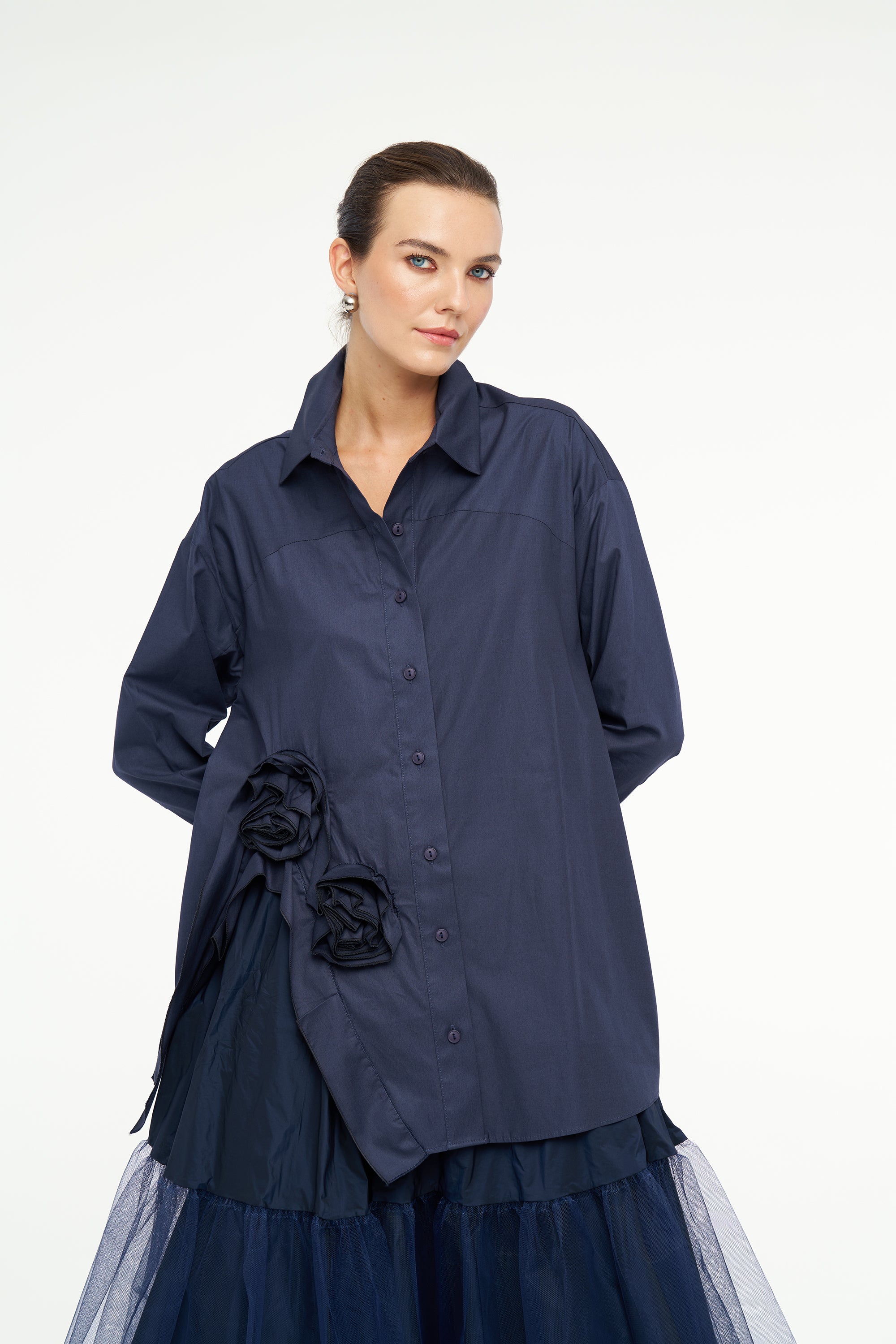 bize-aw25-womenswear-womens-shirt-25w-bz257-navy