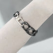 dnsk-anastazia-lock-link-bracelet-hematite-plating