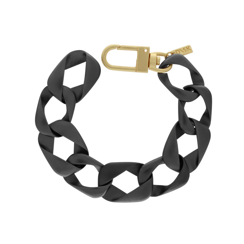 dnsk-anastazia-lock-link-bracelet-hematite-plating