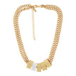 dnsk-anastazia-short-2-tone-multi-link-necklace-gold-plating