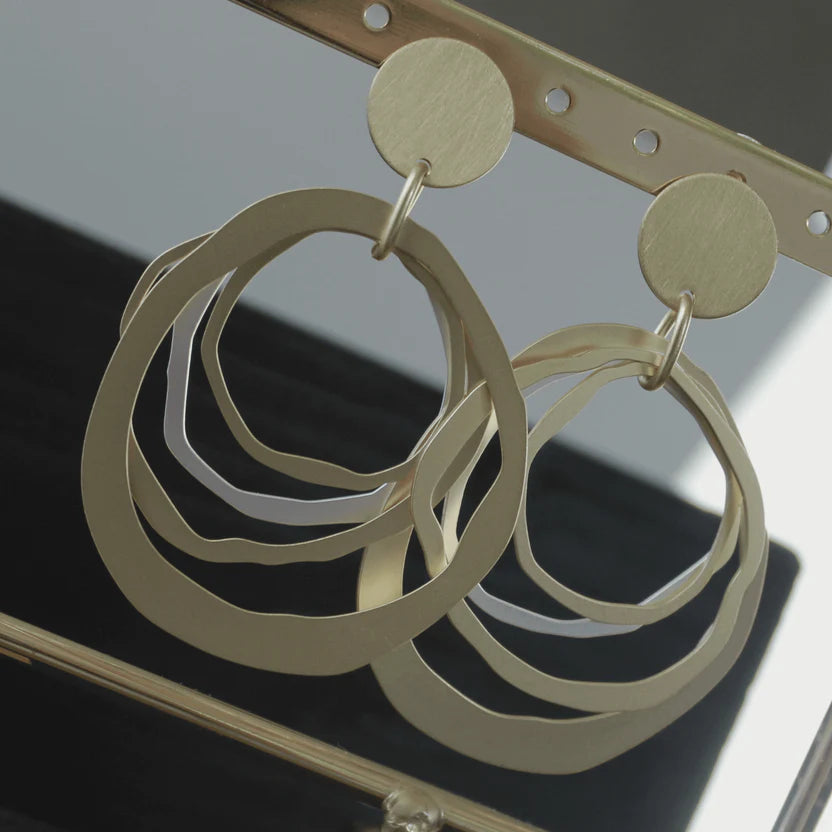 dnsk-elysian-2-tone-statement-earring-in-silver-plating-or-gold-plating