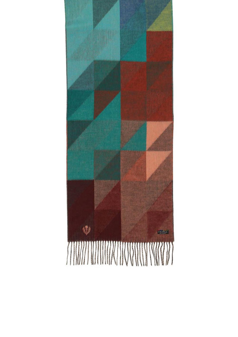 fraas-womens-cashmink-scarf-in-geo-weave-true-blue
