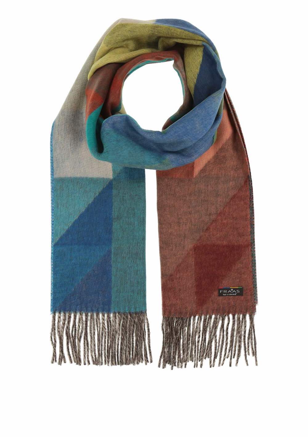 fraas-womens-cashmink-scarf-in-geo-weave-true-blue