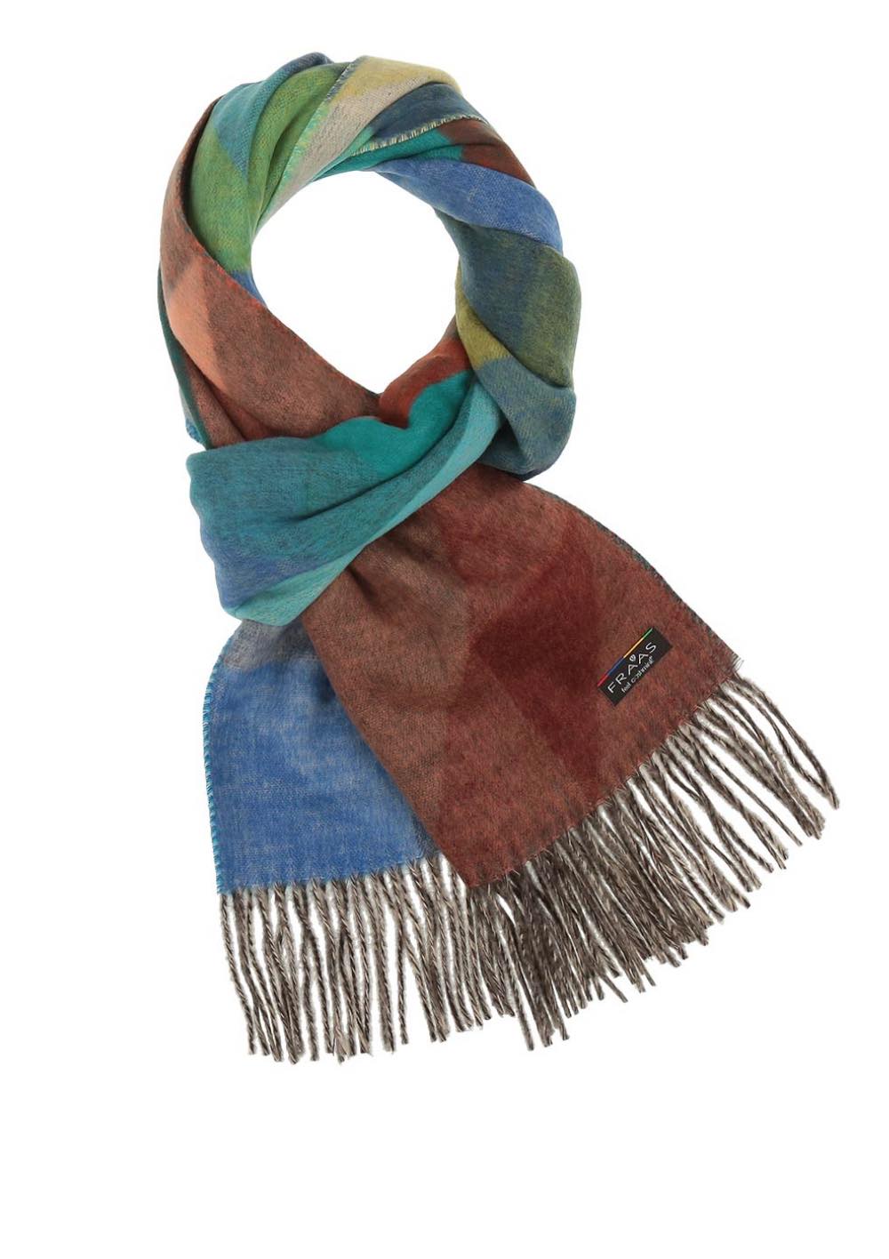 fraas-womens-cashmink-scarf-in-geo-weave-true-blue