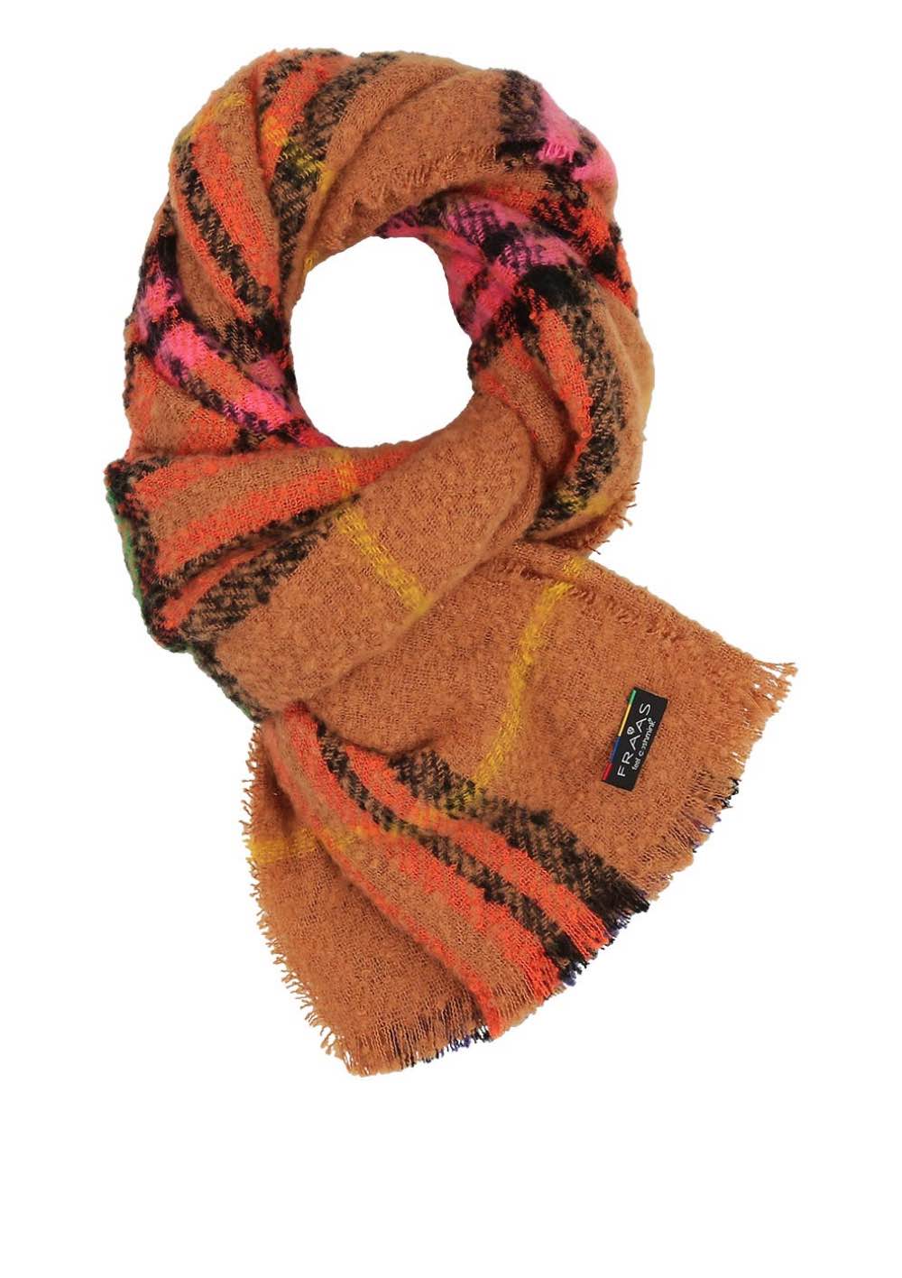 fraas-womens-check-scarf-rabbit-626028-181