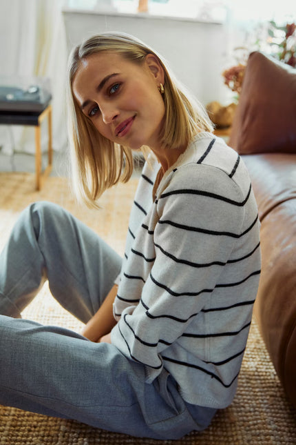 fransa-womens-bitte-cardigan-in-limestone-melange-mix