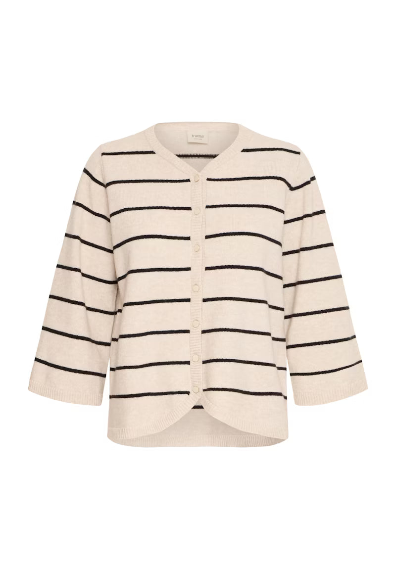 fransa-womens-bitte-cardigan-in-limestone-melange-mix