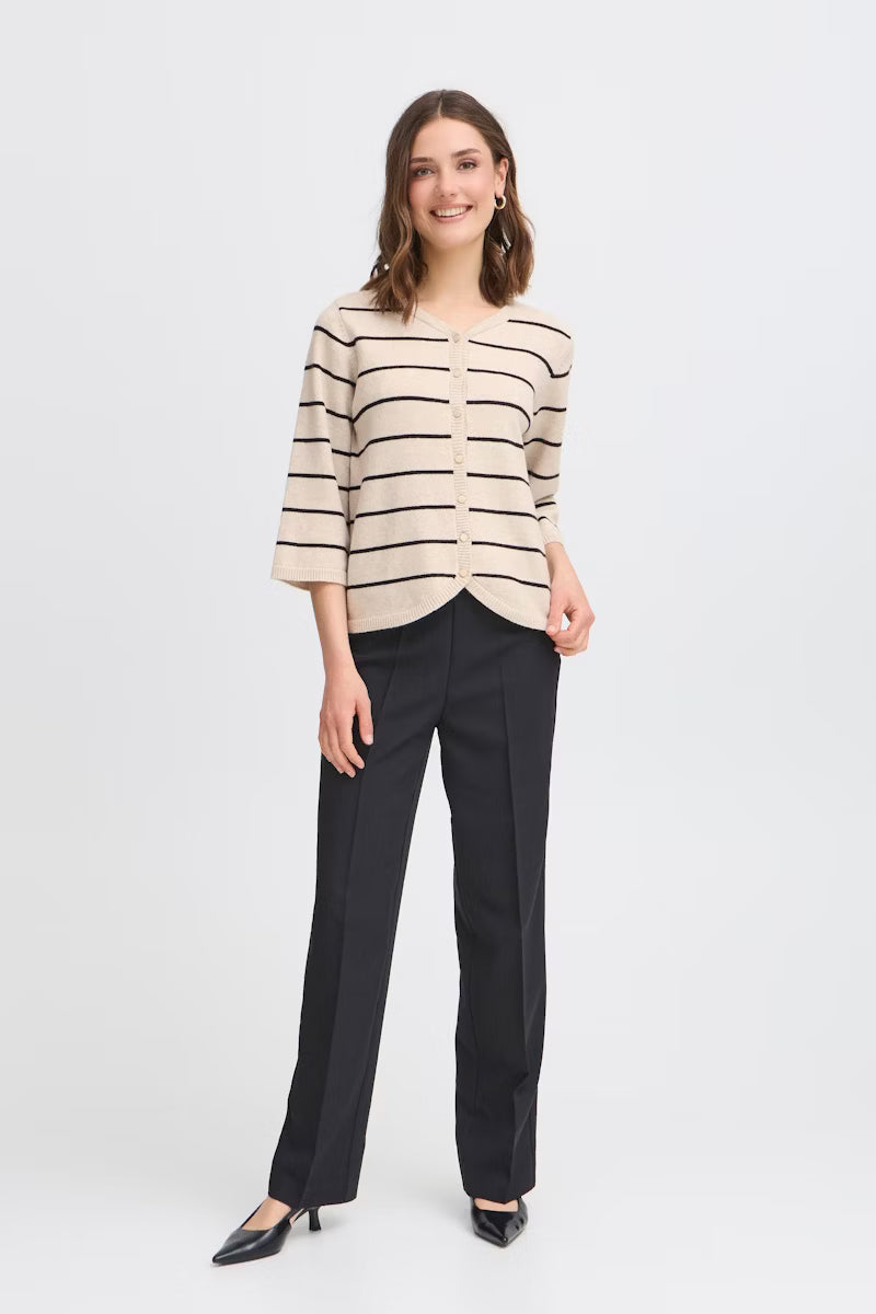 fransa-womens-bitte-cardigan-in-limestone-melange-mix