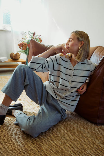 fransa-womens-bitte-cardigan-in-limestone-melange-mix