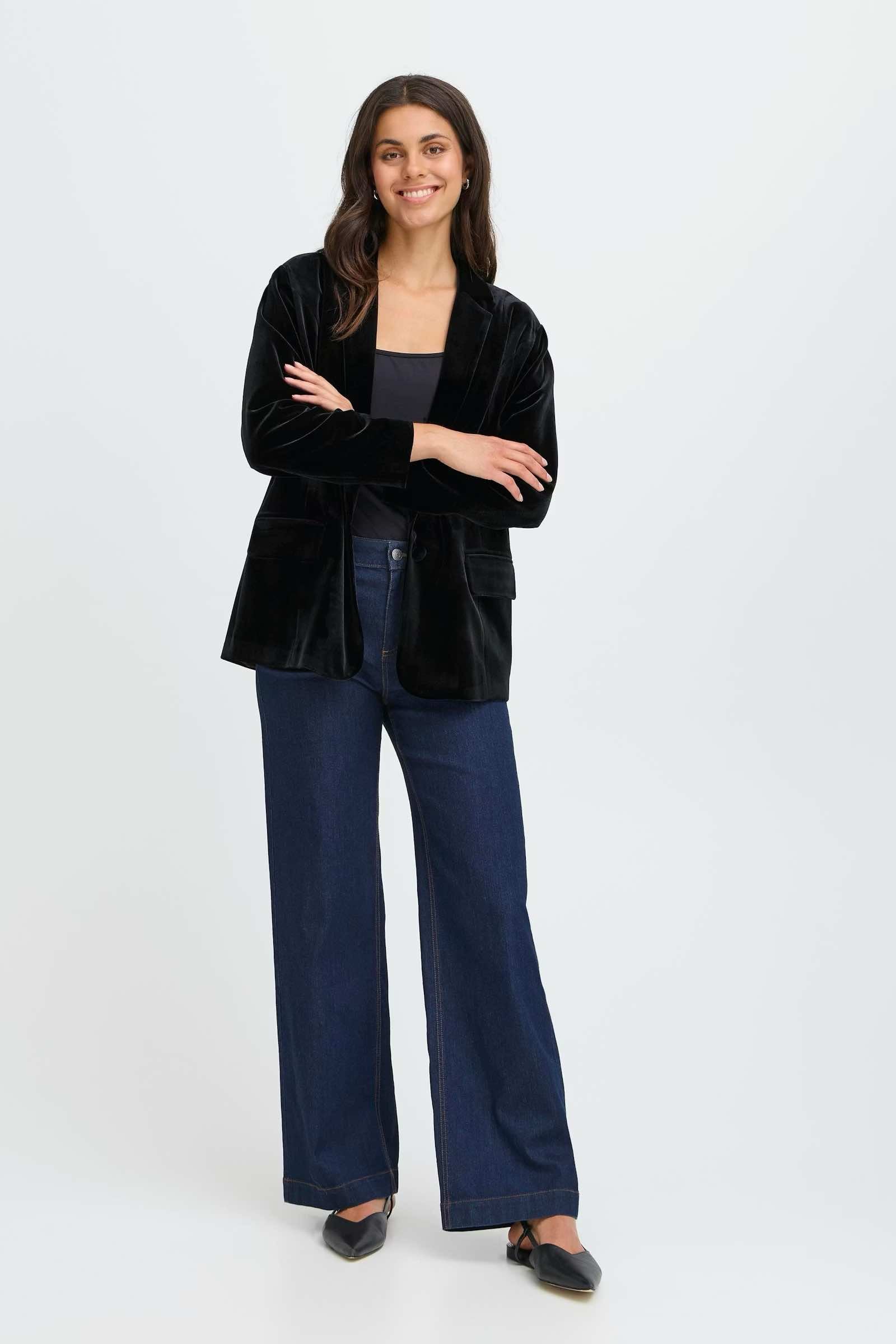 fransa-womens-frdonna-velvet-jacket-in-meterorite