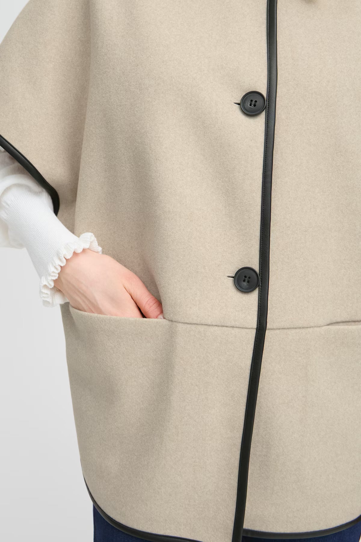 fransa-womens-frelisabeth-outerwear-in-limestone-melange