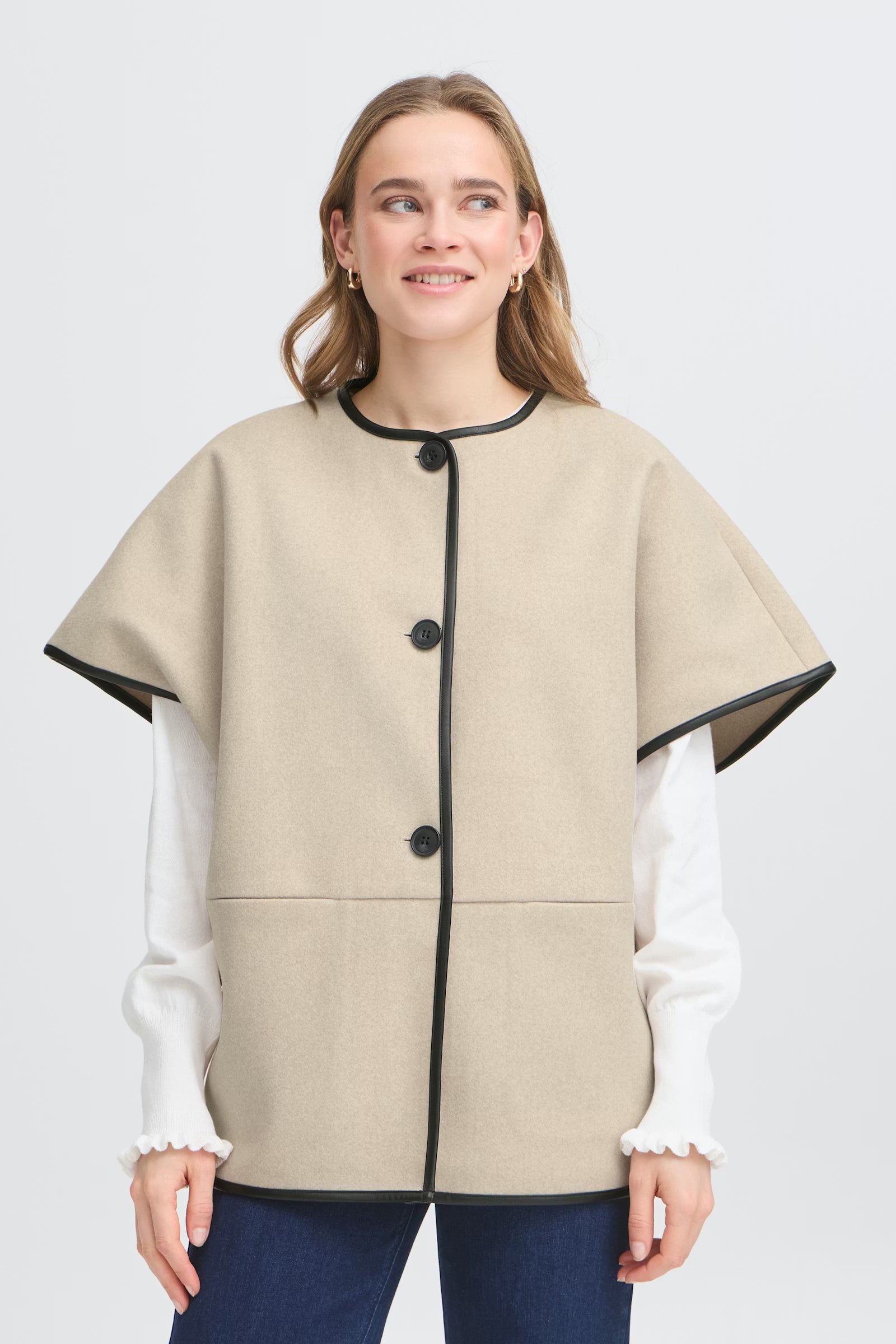 fransa-womens-frelisabeth-outerwear-in-limestone-melange