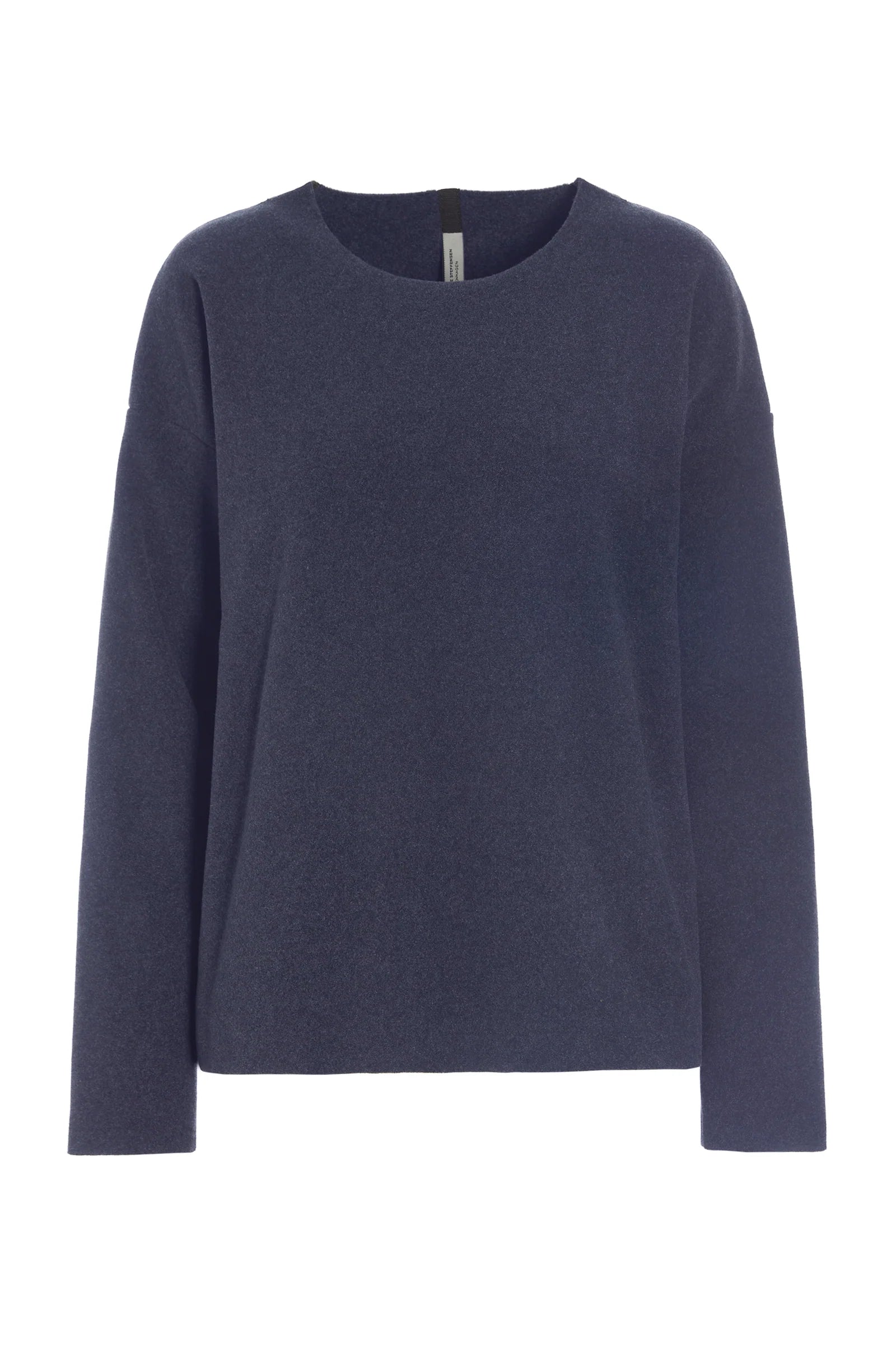 henriette-steffensen-womens-fleece-round-neck-blouse-in-evening-blue-1359