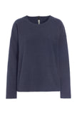henriette-steffensen-womens-fleece-round-neck-blouse-in-evening-blue-1359