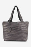 ilse-jacobsen-womens-reversible-tote-bag-braided-black-gun-metal