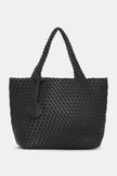 ilse-jacobsen-womens-reversible-tote-bag-braided-black-gun-metal