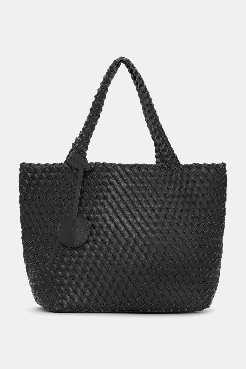 ilse-jacobsen-womens-reversible-tote-bag-braided-black-gun-metal