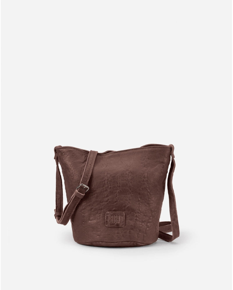 Biba Leather Bucket Bag