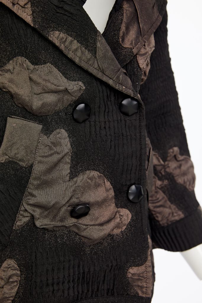 naya-womens-double-breasted-jacquard-jacket-with-metal-crushed-collar-naw25186-in-black-cocoa