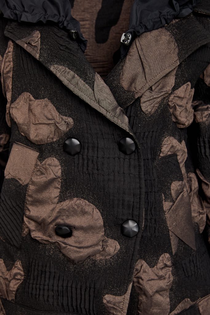 naya-womens-double-breasted-jacquard-jacket-with-metal-crushed-collar-naw25186-in-black-cocoa