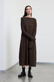 neirami-aw25-womenswear-long-dress-d007ms-tabacco