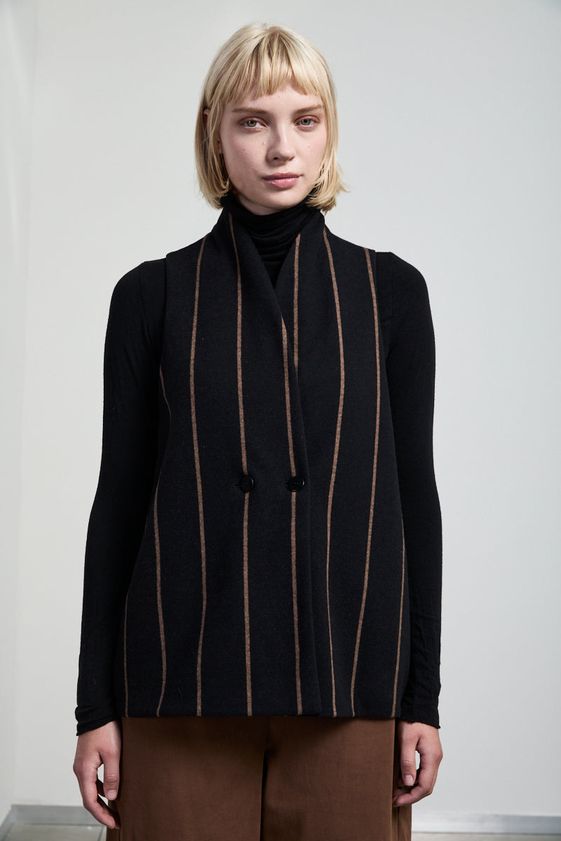 neirami-aw25-womenswear-one-button-waistcoat-c122bg-b-gessato-brush