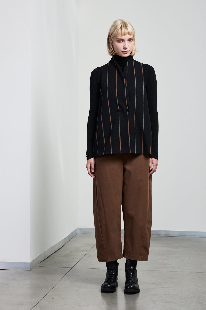 neirami-aw25-womenswear-one-button-waistcoat-c122bg-b-gessato-brush