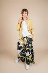 Neirami - Women's Midi Jacket in Golden Pelleovo