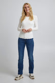 Fransa - Lace Trim Top Hizamond 2  - Antique