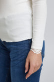 Fransa - Lace Trim Top Hizamond 2  - Antique