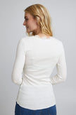 Fransa - Lace Trim Top Hizamond 2  - Antique