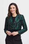 Fransa - Ponderosa Pine Jacquard Cropped Jacket