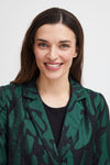 Fransa - Ponderosa Pine Jacquard Cropped Jacket