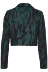 Fransa - Ponderosa Pine Jacquard Cropped Jacket