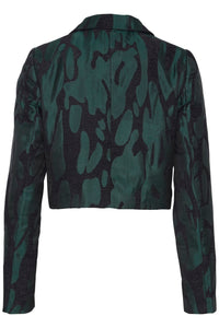 Fransa - Ponderosa Pine Jacquard Cropped Jacket